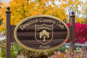 Elmwood Country Club sign