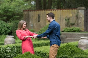 engagement session at Caramoor